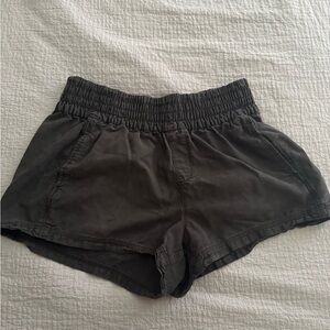 Aerie High Waist Grey Shorts
